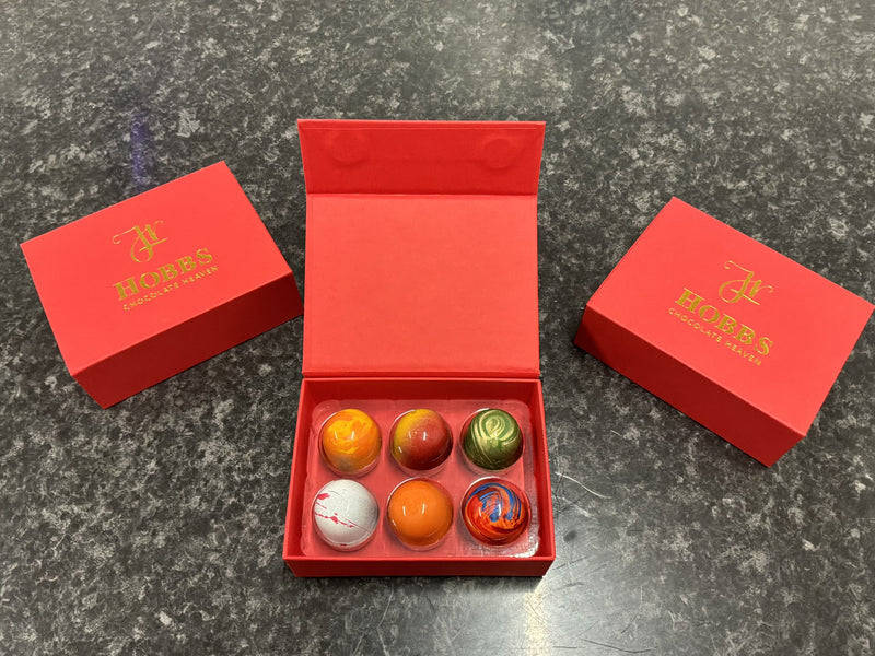 Box of 6 Assorted Milk Chocolates - Luxury Chocolate Gift Box image 0