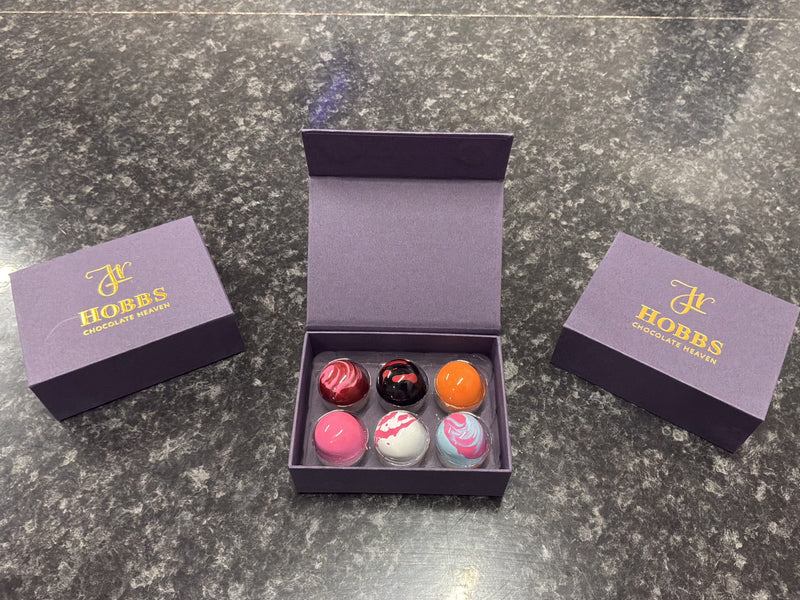Box of 6 Assorted Mixed Chocolates - Luxury Chocolate Gift Box image 0