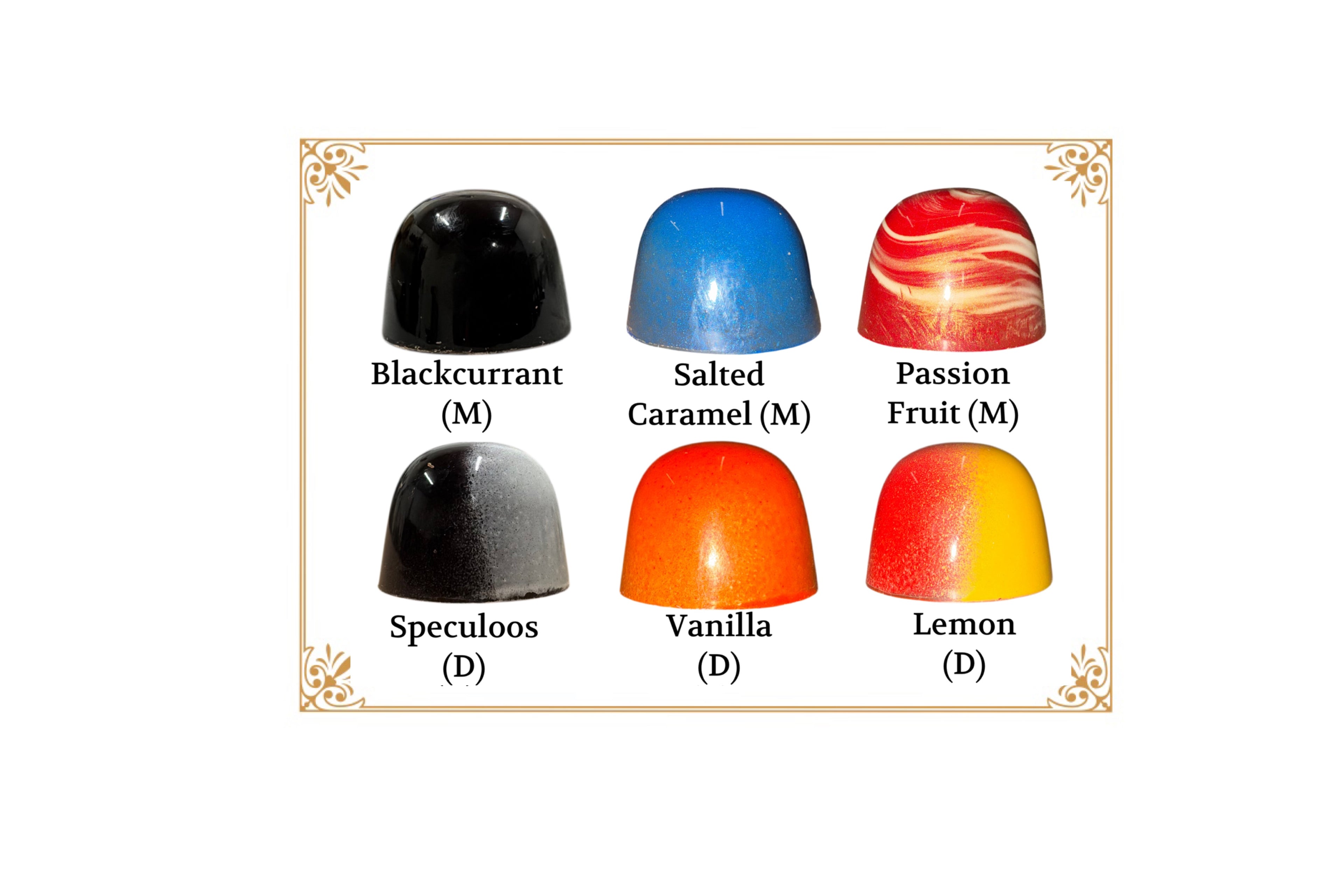 Box of 6 Assorted Mixed Chocolates - Luxury Chocolate Gift Box